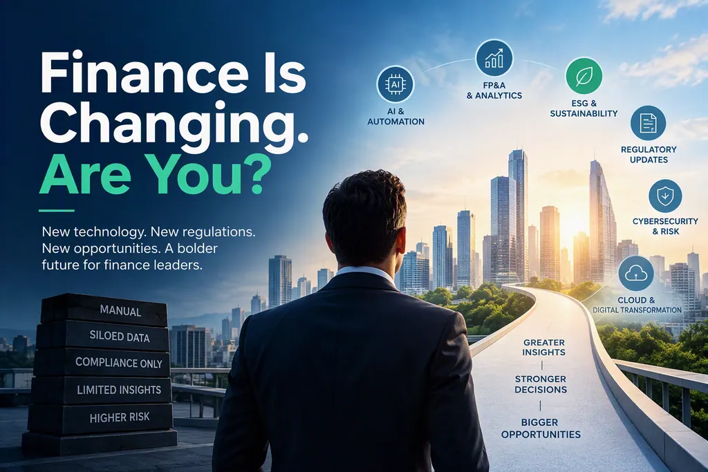 Finance Is Changing. Are You?
